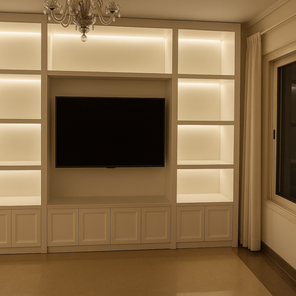 Open t.v unit
