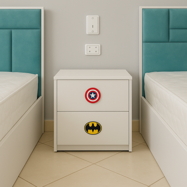 Superhero Icons Nightstand