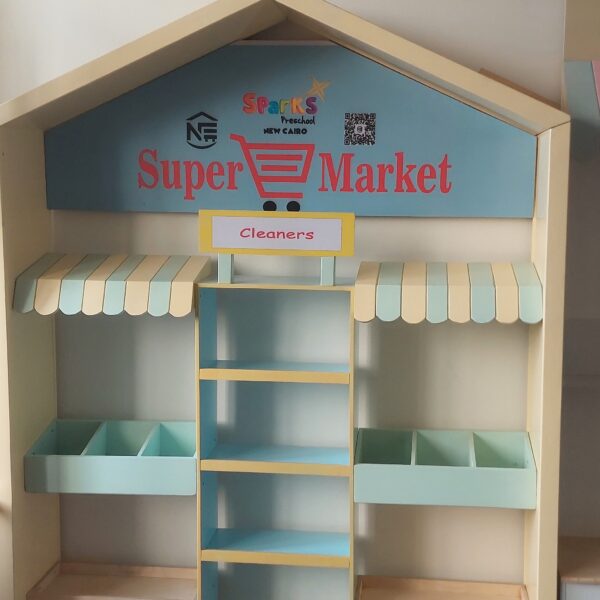 Wooden Market Stand