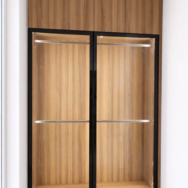 Modern Glass Display Wardrobe